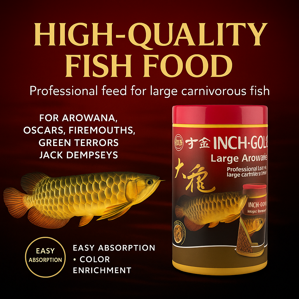 Inch Gold Large Arowana, 454G for Large Arowanas and Carnivorous Fish