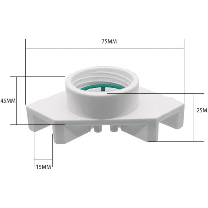 Petzlifeworld Aquarium Fish Tank Water Repleniser Auto Top Off Cap Corner Type | Can Be Used with Any Bottle | Fit for Open Rimless Tank Thickness Upto 10MM | Automatic Water Refiller