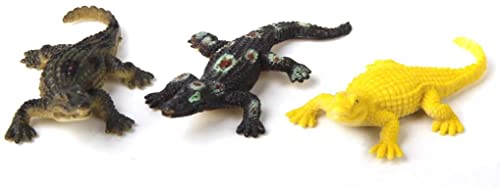 Petzlifeworld Funny Creative Fish Tank Aquarium Fashion Ornament Decor (Pack of 5 - Random Color) (Crocodile)