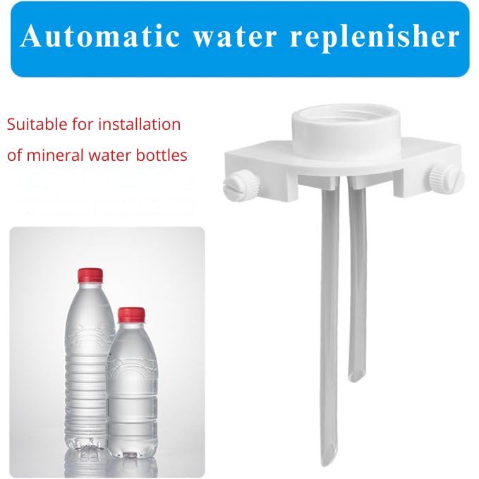 Petzlifeworld Aquarium Fish Tank Water Repleniser Auto Top Off Cap Corner Type | Can Be Used with Any Bottle | Fit for Open Rimless Tank Thickness Upto 10MM | Automatic Water Refiller