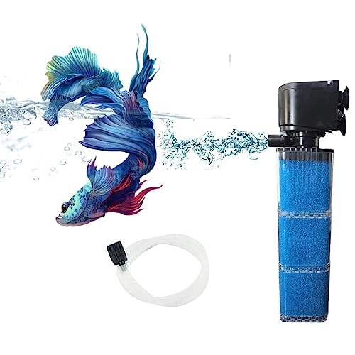 Bluepet Aquarium Liquid Internal Filter for Aquarium Fish Tank | Suitable for Fresh Water and Sea Water Appliances (BL-7400F | Power : 25W | Output : 1200L/H | Suitable for 3 Feet Tank)