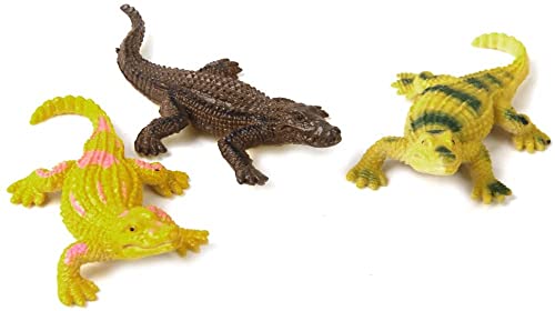 Petzlifeworld Funny Creative Fish Tank Aquarium Fashion Ornament Decor (Pack of 5 - Random Color) (Crocodile)