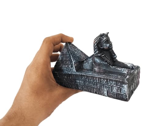 Petzlifeworld Ancient Egyptian Sphinx God Idol Decor Figurine for Aquarium Fish Tank Decoration and Home Decoration | Realistic Look | Hallow Fibre Material (6 * 14 * 9 Cm)