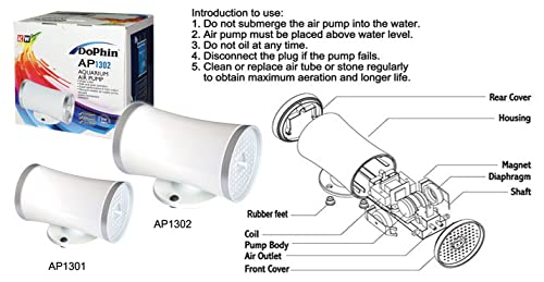 Dophin AP series Aquarium Air Pump Single Outlet For Aquarium