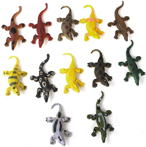 Petzlifeworld Funny Creative Fish Tank Aquarium Fashion Ornament Decor (Pack of 5 - Random Color) (Crocodile)