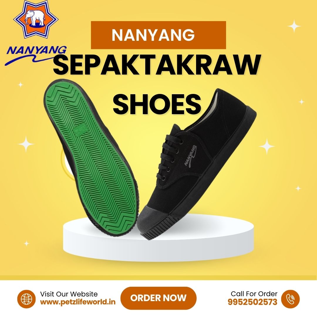 Nanyang Sepak Takraw Shoes | Authentic Thai Footwear | 100% Natural Rubber | Lightweight & Durable for Optimal Performance