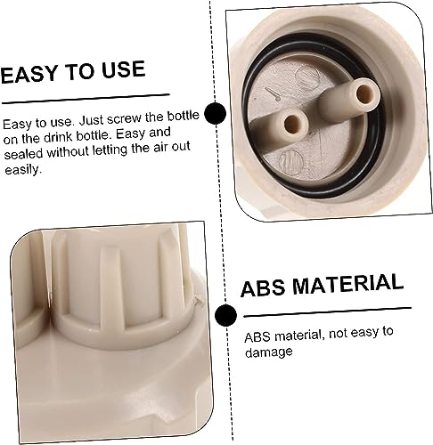 Petzlifeworld Planted Aquarium DIY Co2 Generator Quick Twist Bottle Cap - 2 Pcs | Suits All Water Bottles | Leakproof | with Free 2 Meter Co2 Tube and 2 Check Valve