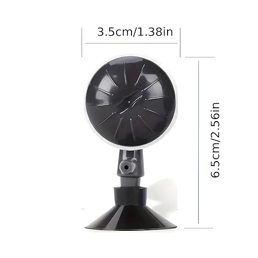 petzlifeworld 1 Pcs Aquarium Air Stone Bubble Diffuser, Black Plastic Dome with Strong Suction Cup for Hydroponics Air Pump Bucket Small Ponds Reservoir