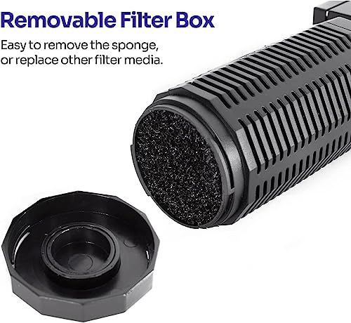 BluePet Aquarium Internal Filter for Aquarium Fish Tank | Suitable for Both Fresh and Salt Water ( Power : 15W | Output : 880L/H)