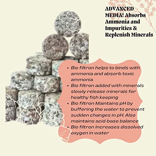 Aquatic Remedies Bio Filtron Zeolite Filter Media, 650ML (500G) | The Finest Zeolight Hybrid Media with Ceramic and Minerals inerts