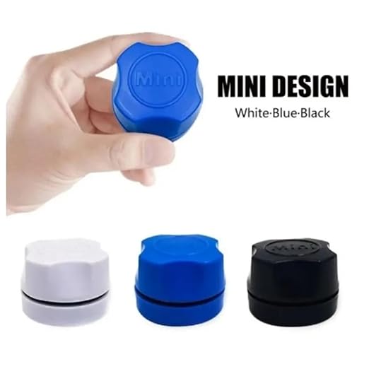 PetzLifeworld Mini Magnetic Aquarium Fish Tank Algae Glass Cleaner Scrubber | Suitable for 6-8 MM Thickness Glass | Colour May Varry (Blue)