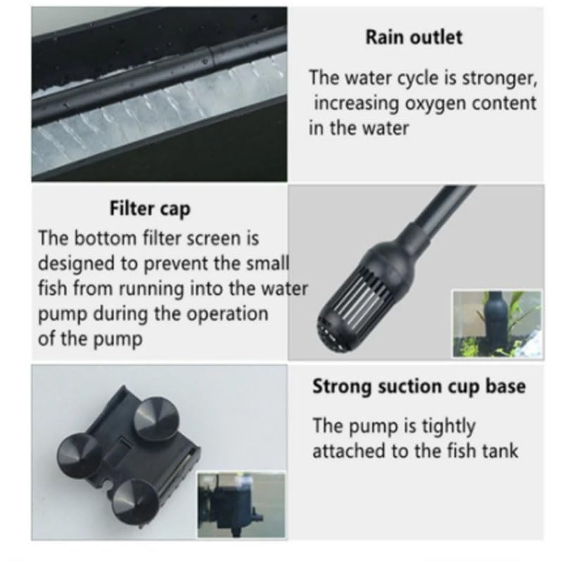 Sunsun Aquarium Fish Tank Top Filter (JS-400 | 6W | 350L/H)