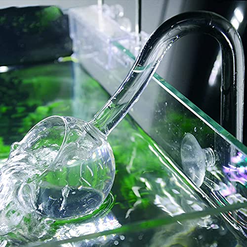 Nepall Premium Poppy Type Aquarium Glass Inlet with Surface Skimmer and Outlet Pipe for Cannister Filter 16MM