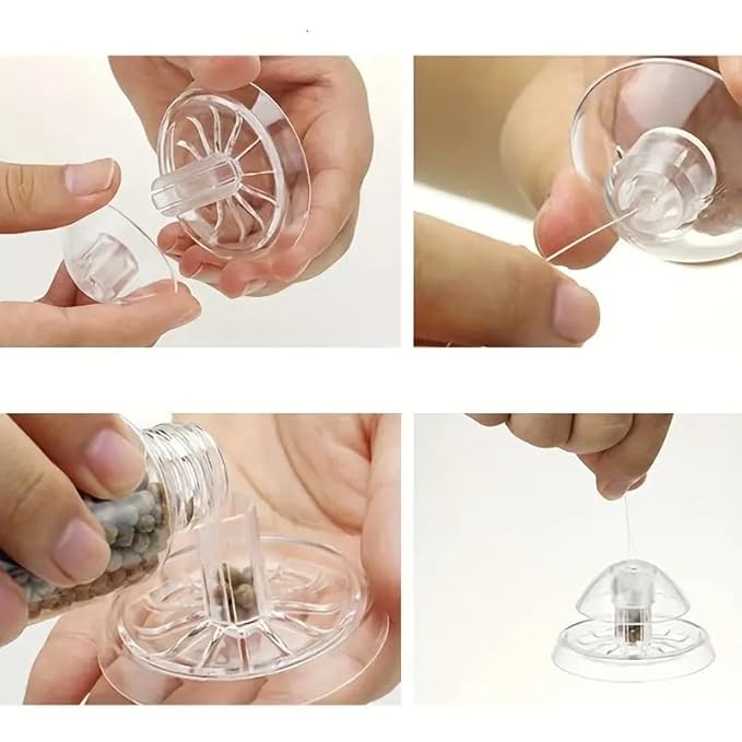 Petzlifeworld Transparent Clear Planted Aquarium Fish Tank Snail Trapper Snail Catching Trap Box | Safe and Doesnt Harm Other Aquatic Species | Easy to Use