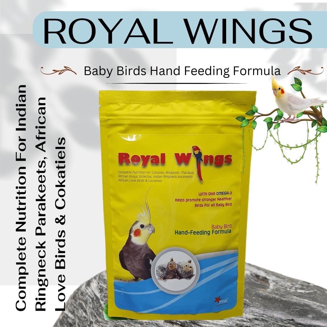 Star Farms Royal Wings Hand Feeding Formula With Hand feeding syringe