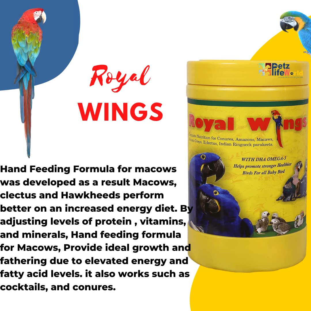 Star Farms Royal Wings Hand Feeding Formula With Hand feeding syringe
