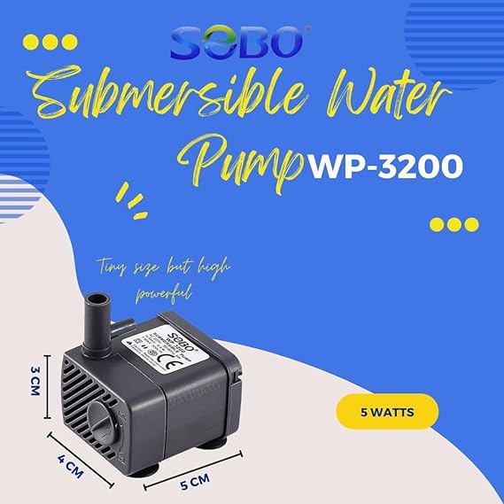 SOBO WP Series Aquarium Energy Saving Submersible Pump