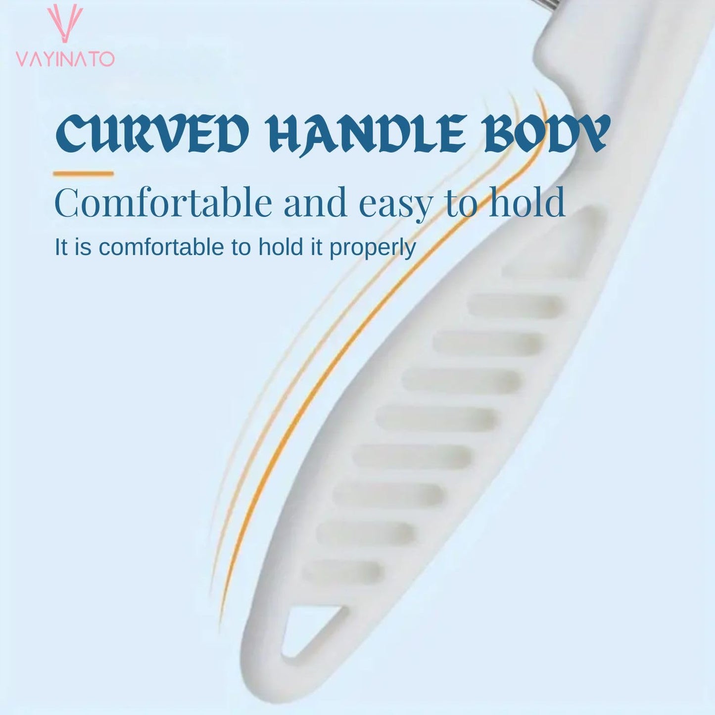 PetzLifeworld Stainless Steel Needle Flea Comb for Cats & Dogs - Removes Tangles, Knots & Tear Stains, Fleas, Ticks