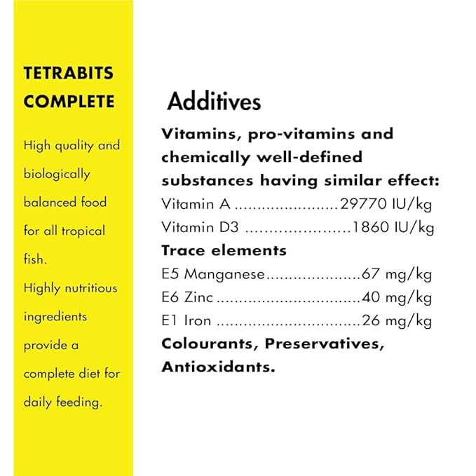 TetraBits All Life Stages Complete Pellet Fish Food For Aquariums