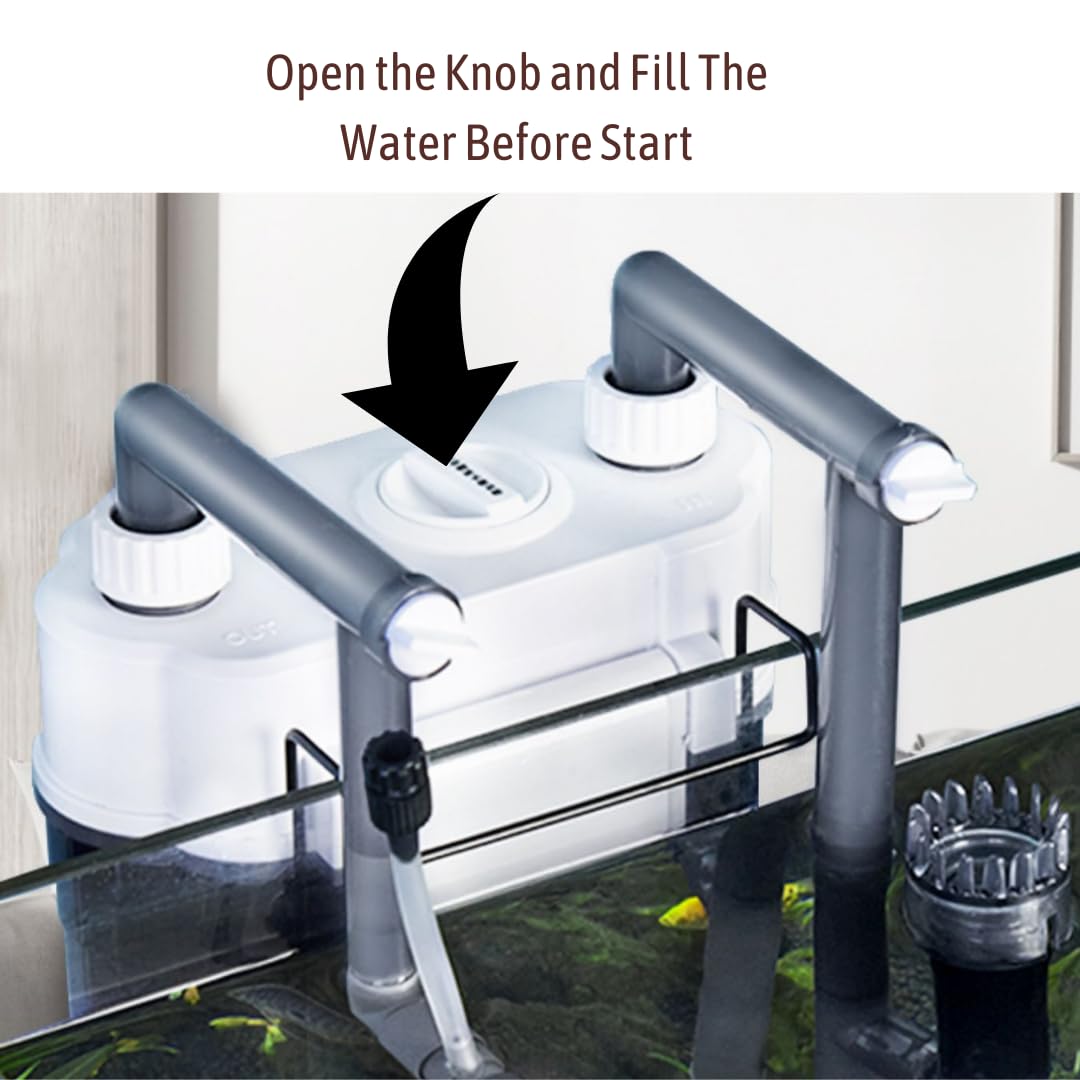 YEE YBB-001 Aquarium Fish Tank External Hang On Canister Filter, Suits Upto 4 Feet Fish Tank