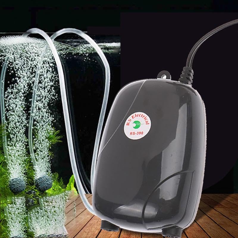 RS Electrical RS-390 Aquarium Two Way Air Pump Power: 5w Flow