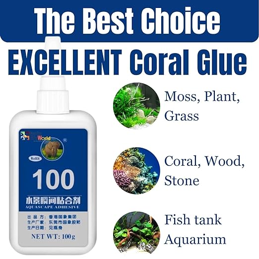 Petzlifeworld 100 Gram Instant Elephant Glue for Aquascaping
