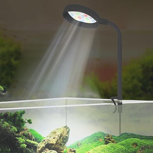 Petzlifeworld Ultra Mini Flexible Aquarium Fish Bowl Light 3Watts WRGB LED Light  | Suitable Only for Bowl and Mini Tank Upto 1 Feet