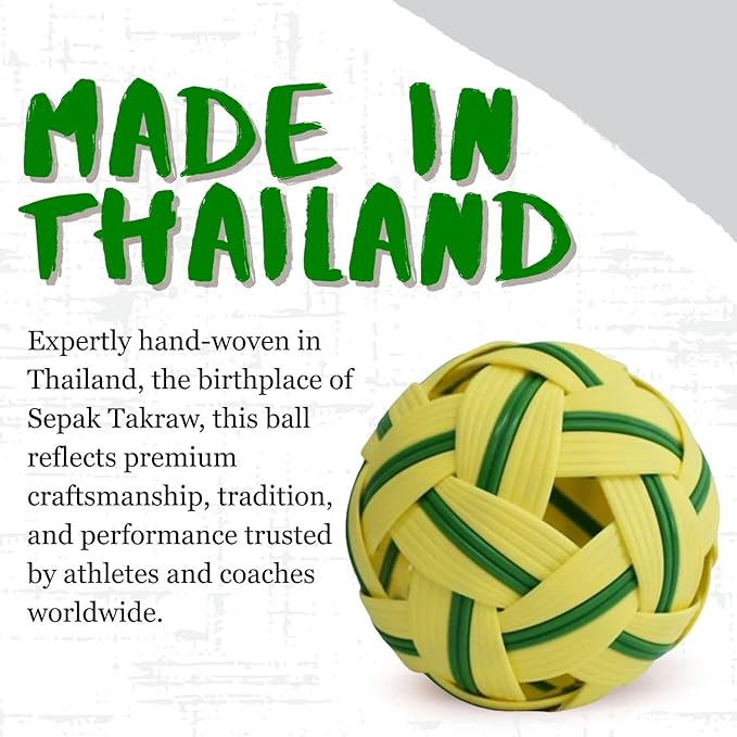 Petzlifeworld SepakTakraw Sports Training Balls For Mens , Womens and Children | Made in Thailand