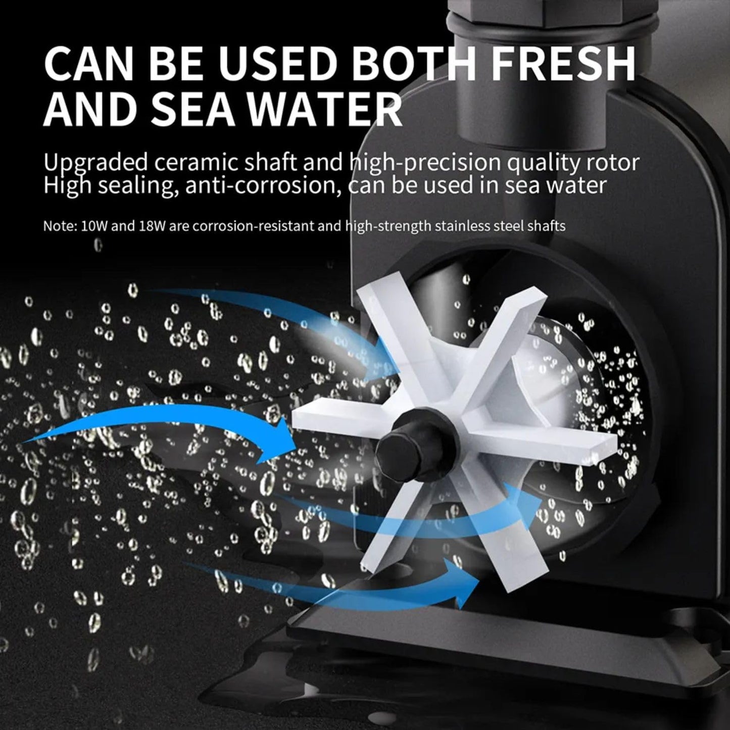 Cherlam Silent Aquarium Submersible Water Pump for Fish Tank & Pond