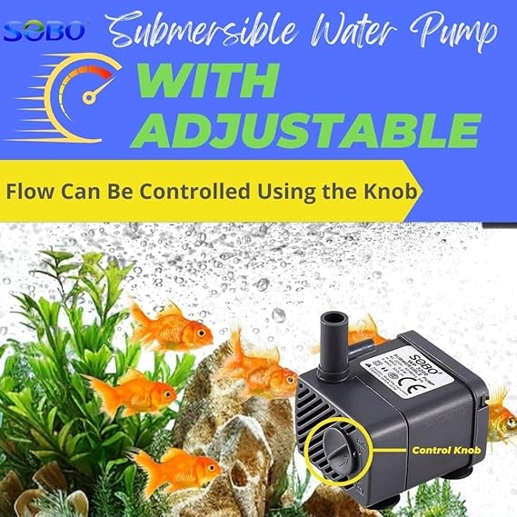 SOBO WP Series Aquarium Energy Saving Submersible Pump