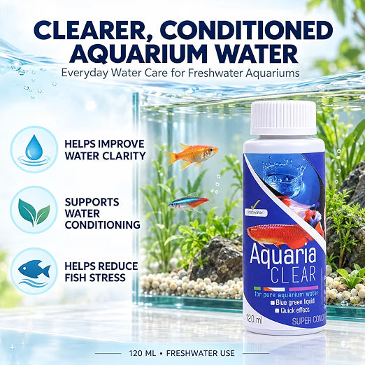 Aquatic Remedies 3-in-1 Freshwater Fish Care Combo – Paracidol FW + Bactonil FW + Aquaria Clear | 120 ml Each