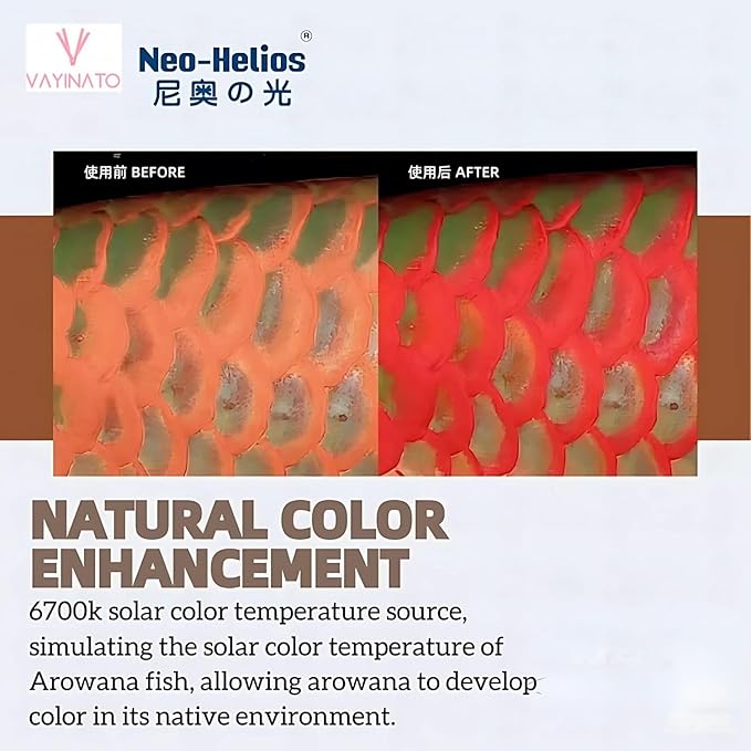 Neo Helios ST-920 Solar Colour Booster Submersible LED Light for Aquarium Fish Tank | 92CM| 30 Watts | Tanning Light