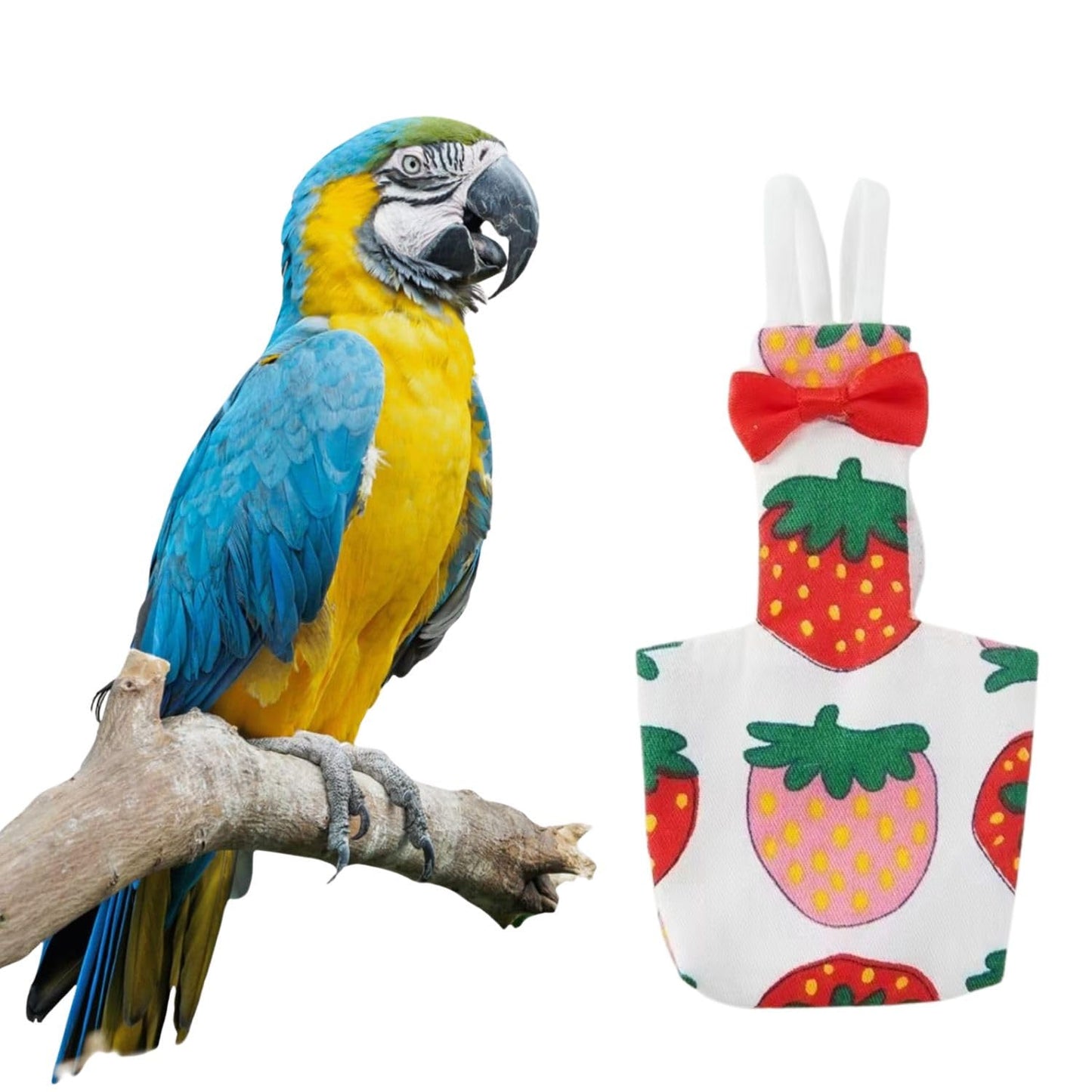Petzlifeworld 2 Pcs Adjustable Birds Diaper for Parrot, Budgies, Sun Conures, Lories & Small Birds