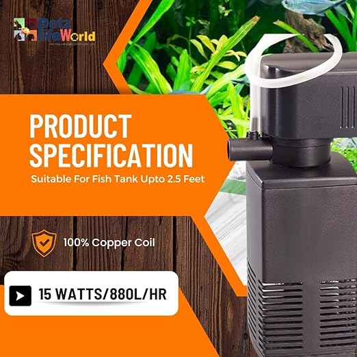 Nemo 4 in 1 Multi Function Powerful Aquarium Submersible Internal Filter
