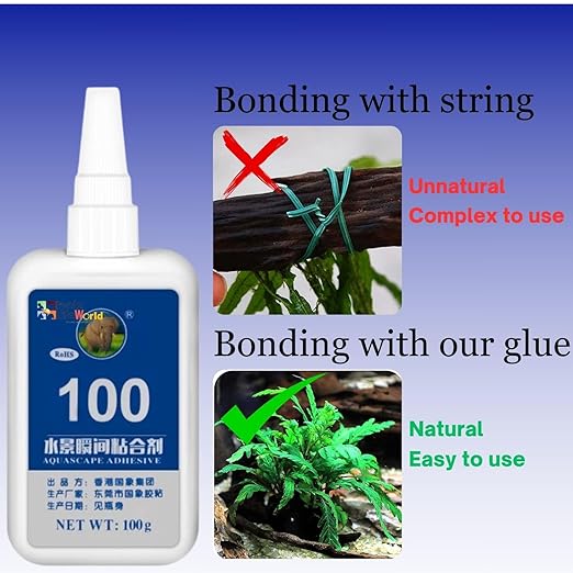 Petzlifeworld 100 Gram Instant Elephant Glue for Aquascaping