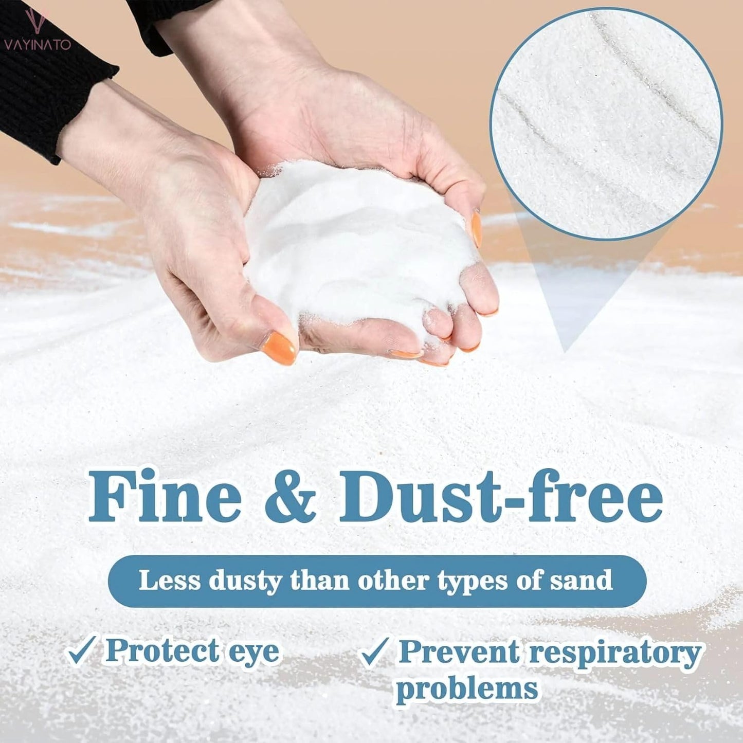 Petzlifeworld 1Kg Dust-Free Natural Flavour Bath Sand for Hamster Odor-Control Grooming Sand for Hamsters, Guinea Pigs, Gerbils & Chinchillas