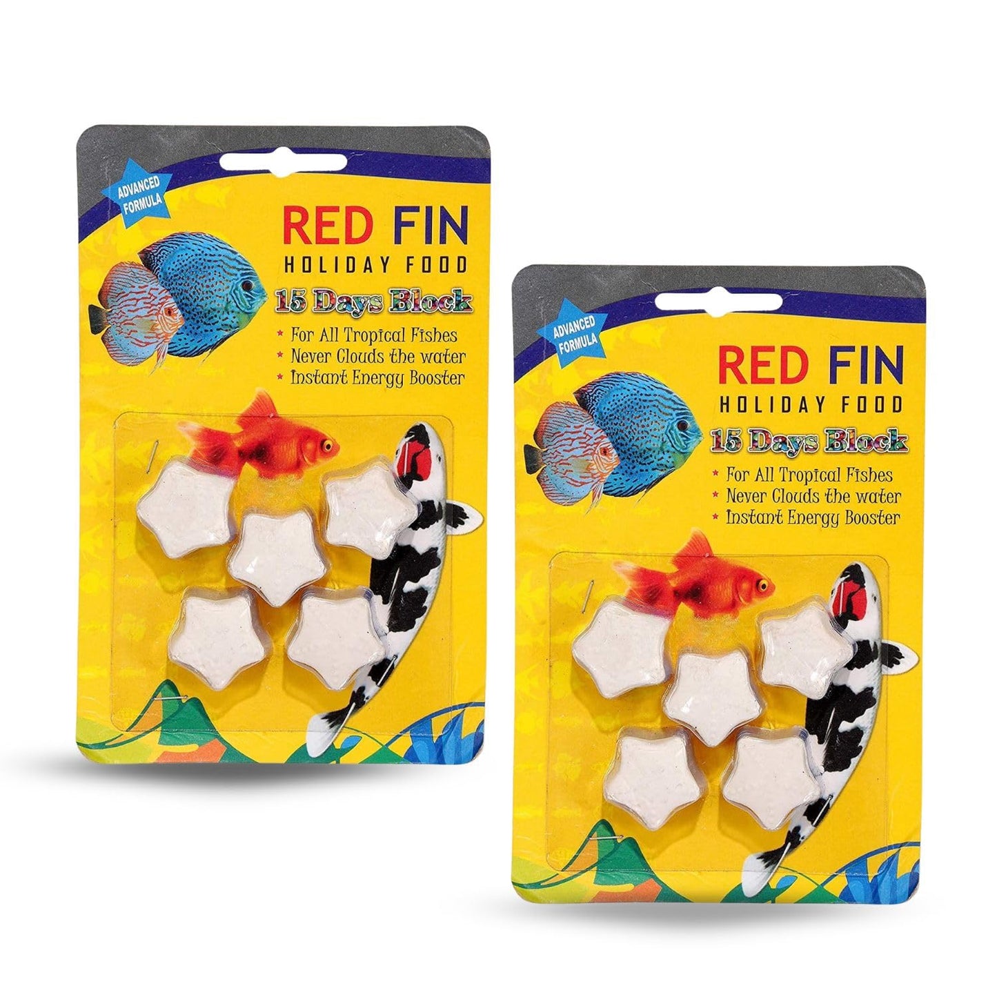 Redfin 15 Days Holiday Fish Food Block