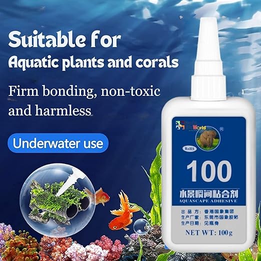 Petzlifeworld 100 Gram Instant Elephant Glue for Aquascaping