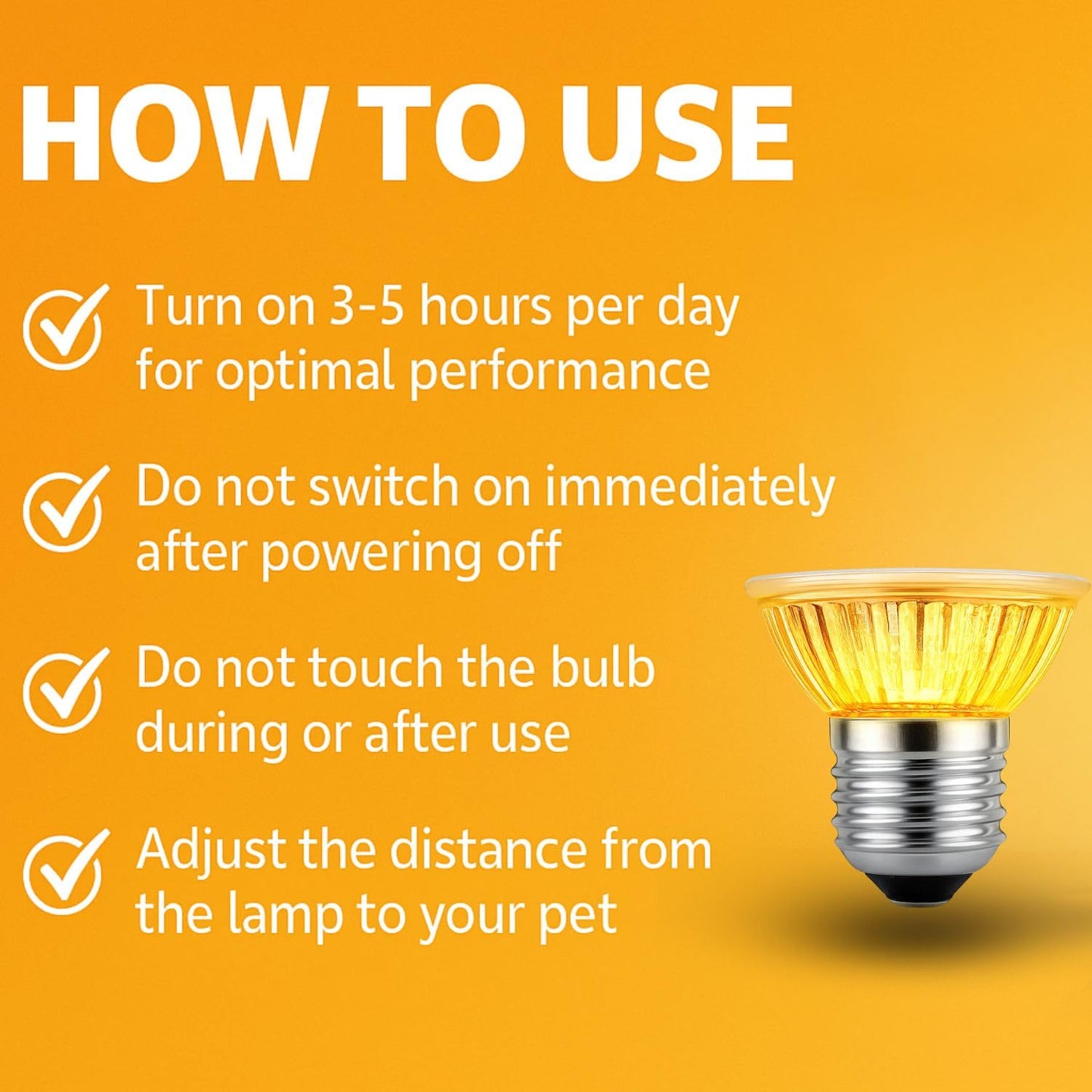 PetzLifeWorld 75W Full Spectrum UVA + UVB Halogen Basking Lamp – E27 Reptile Heat Light Bulb for Turtles, Lizards, Snakes, Amphibians & Terrariums