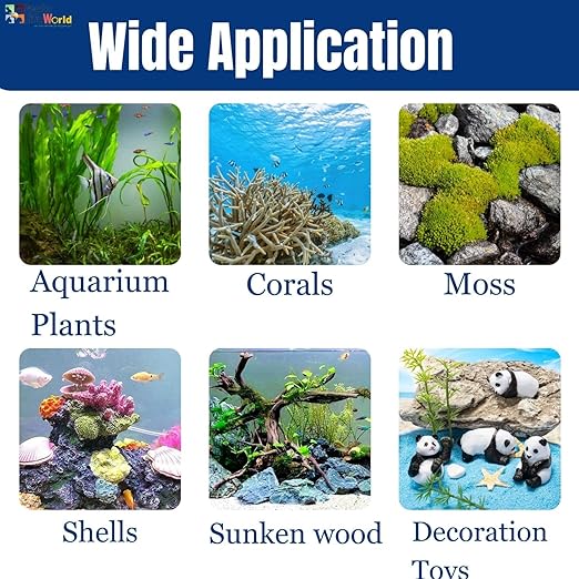 Petzlifeworld 100 Gram Instant Elephant Glue for Aquascaping