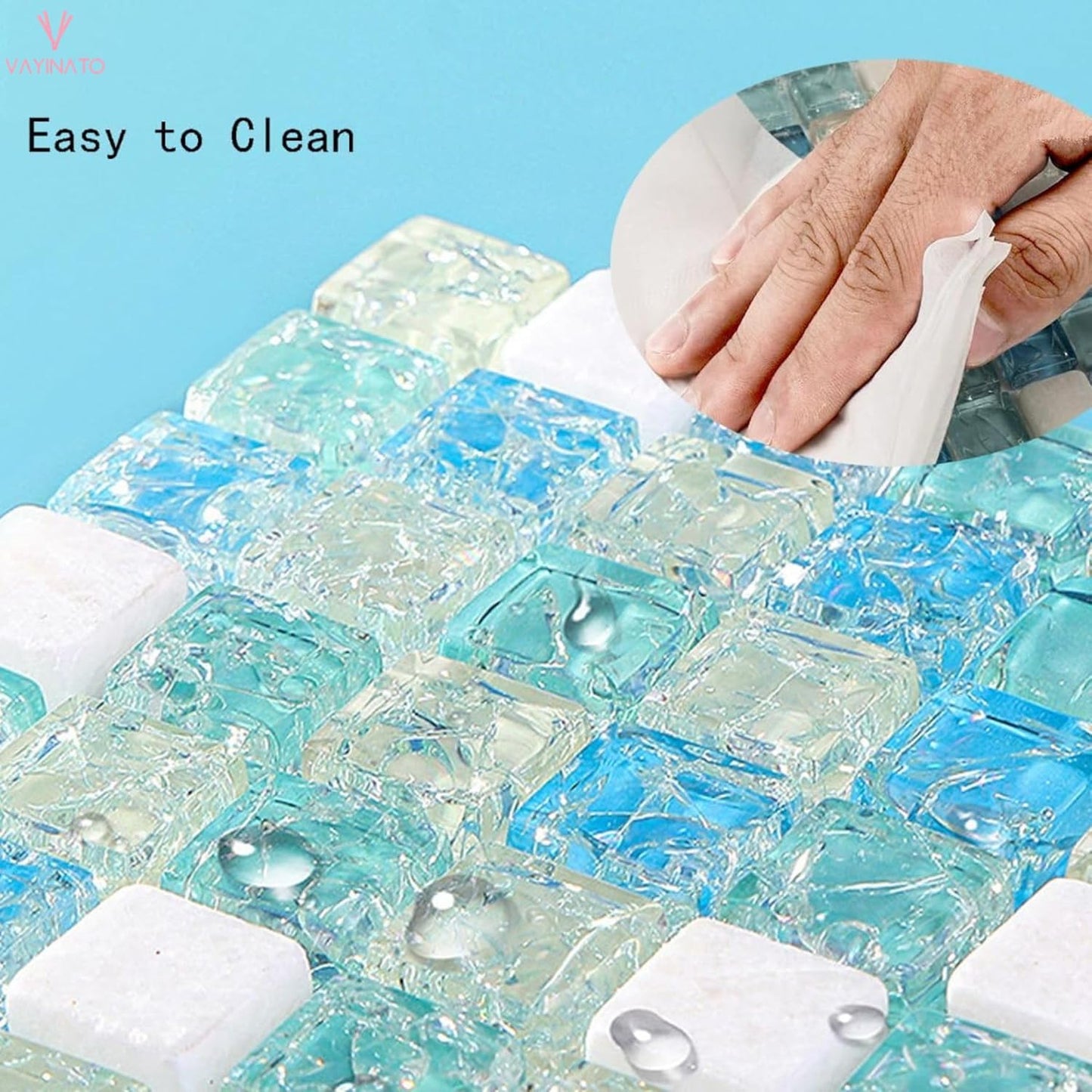 Petzlifeworld 1 Pcs (10*10 Cm) Crystal Mat Cooling Board for Hamsters & Rabbit