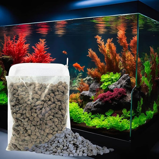 Petzlifeworld Pumix Stone Aquarium Filter Media | High-Porosity Bio Media for Hang On Back, Internal, Top & Canister Filters | Enhances Biological Filtration for Crystal Clear
