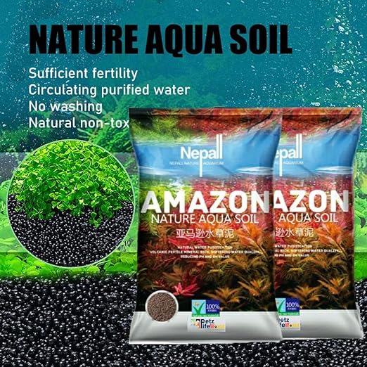 Nepall Natural Aquarium Soil for Aquarium Fish Tank (9 L)