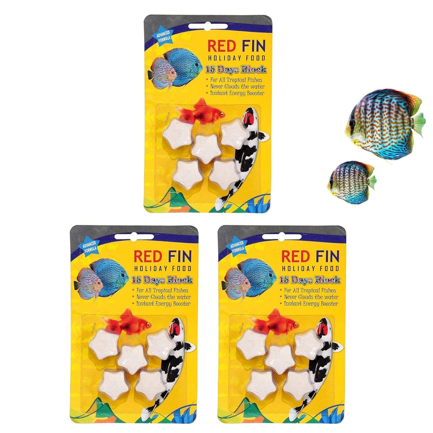 Redfin 15 Days Holiday Fish Food Block