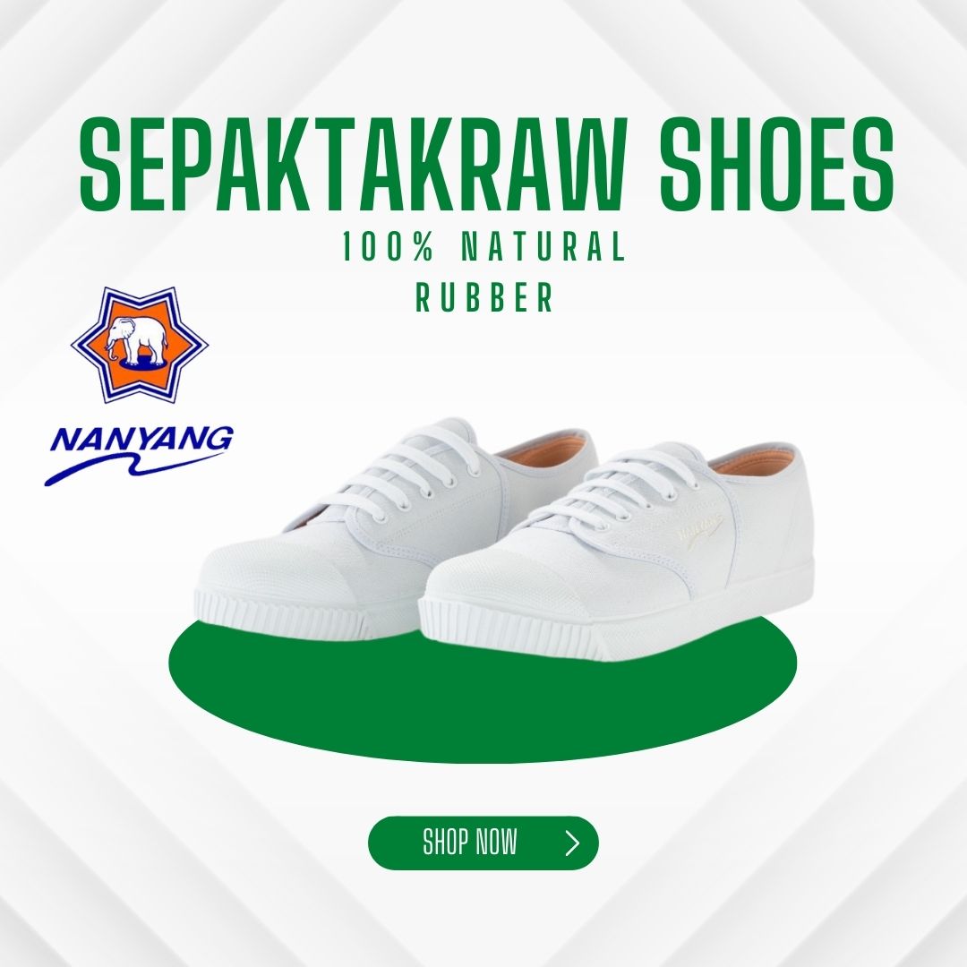 Nanyang Sepak Takraw Shoes | Authentic Thai Footwear | 100% Natural Rubber | Lightweight & Durable for Optimal Performance