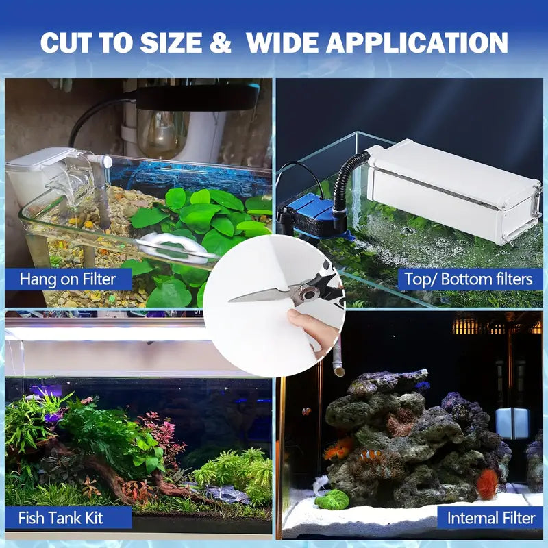 PetzLifeWorld Aquarium White Filter Sponge