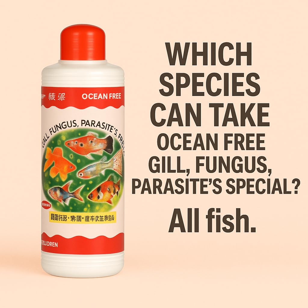 Ocean Free 240Ml Gill Fungus Special | Fast-Acting Treatment for Freshwater & Saltwater Fish | Safe for Plants