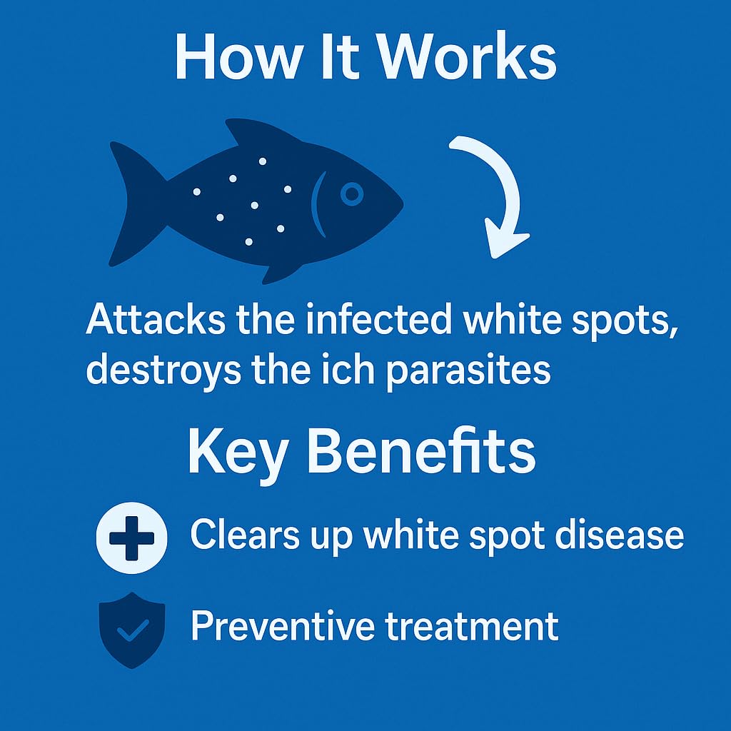 Ocean Free 240Ml White Spot Special | Fast-Acting White Spot Remover for Freshwater & Saltwater Fish | Safe for Plants & Aquatic Life