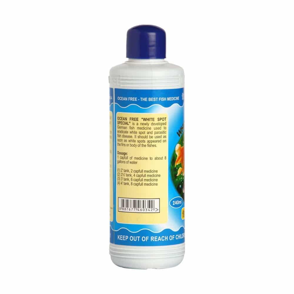 Ocean Free 240Ml White Spot Special | Fast-Acting White Spot Remover for Freshwater & Saltwater Fish | Safe for Plants & Aquatic Life