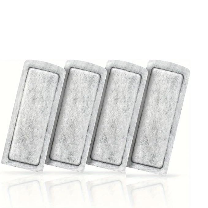 Sobo Hang On Filter Spare Filter Pad | Carbon Fiber Aquarium Filter Replacement Pad | Mechanical & Chemical Filtration for Freshwater & Saltwater Tanks (508H - 4 Pcs)